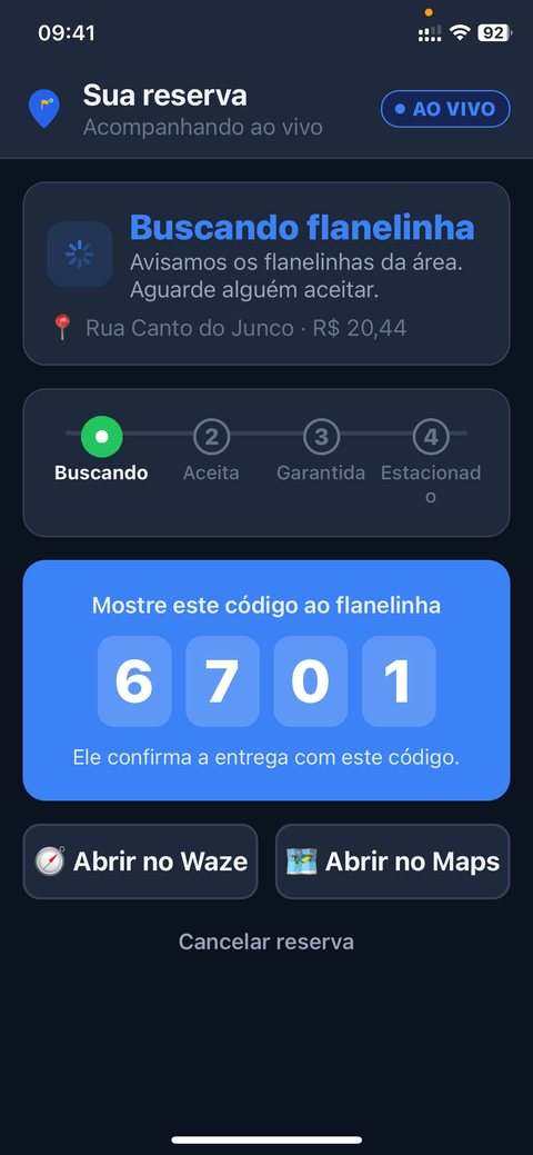 Motorista: buscando flanelinha