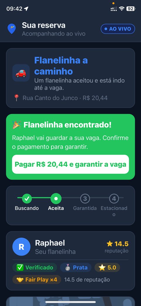 Motorista: flanelinha encontrado